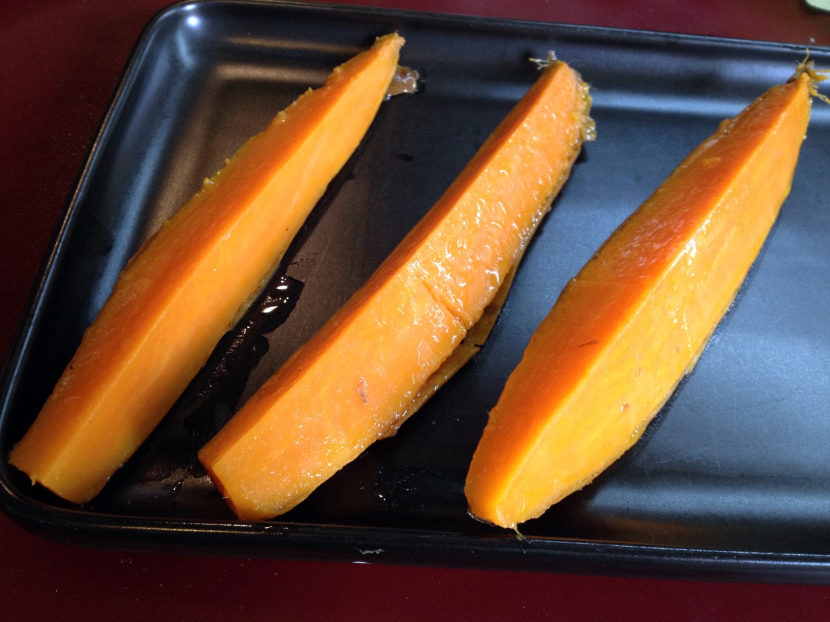 Süßkartoffelspalten