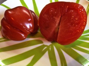 Oh, wie yummi! Ochsenherztomate