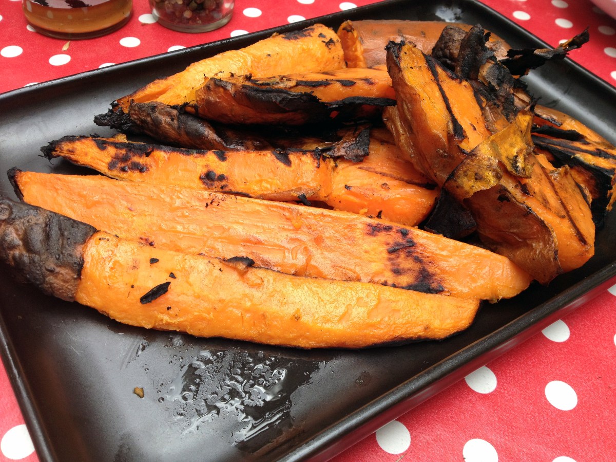 Süßkartoffelspalten