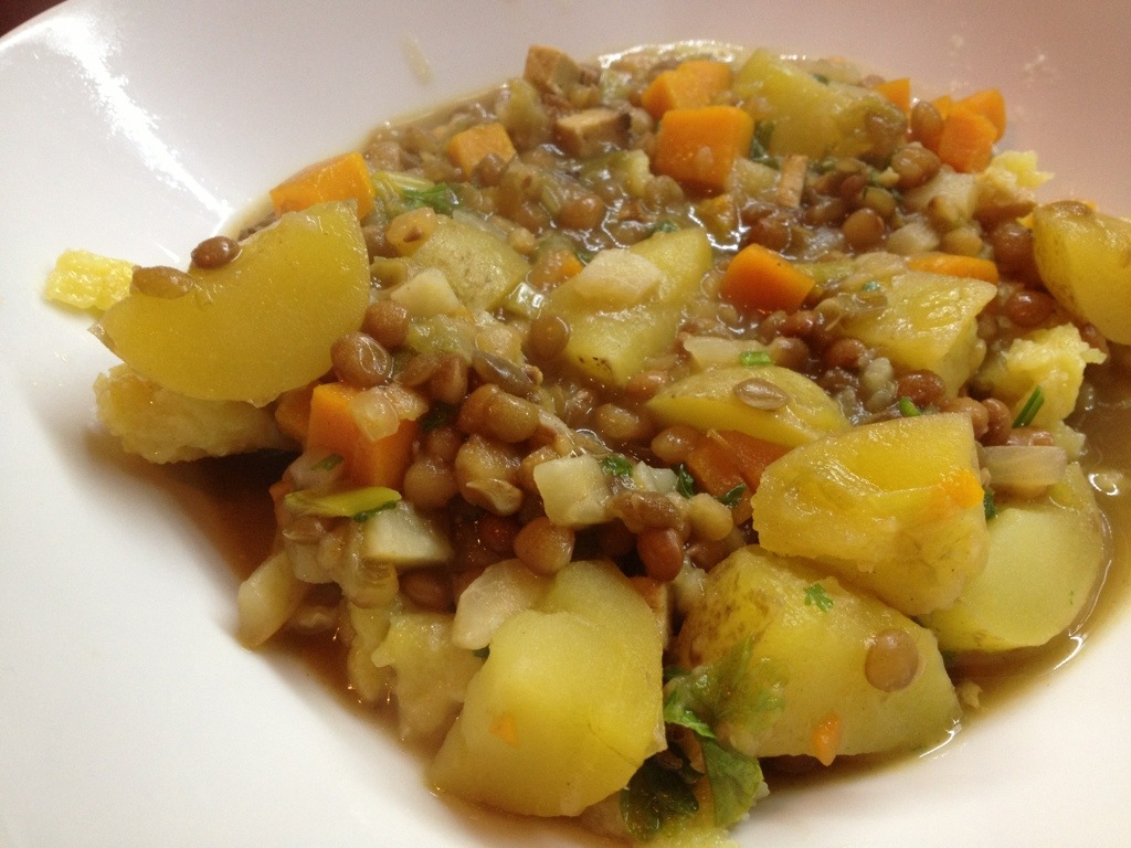 Oh, wie yummi! Linsensuppe